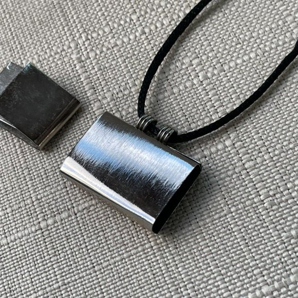 Necklace Locket Silver Tone Keeper Pendant Taweez Fashion Jewelry - Picture 7 of 9